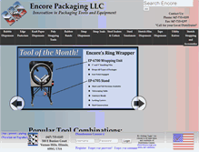 Tablet Screenshot of encorepack.com